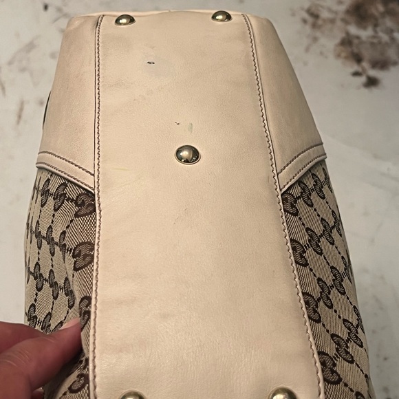 Pre-loved GUCCI GG Canvas New Britt Tote - Picture 7 of 11